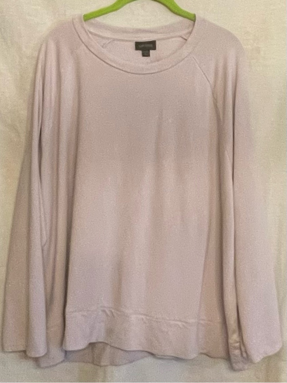 J. Jill Wearever Light Lavender Long-Sleeve Women's Sweatshirt